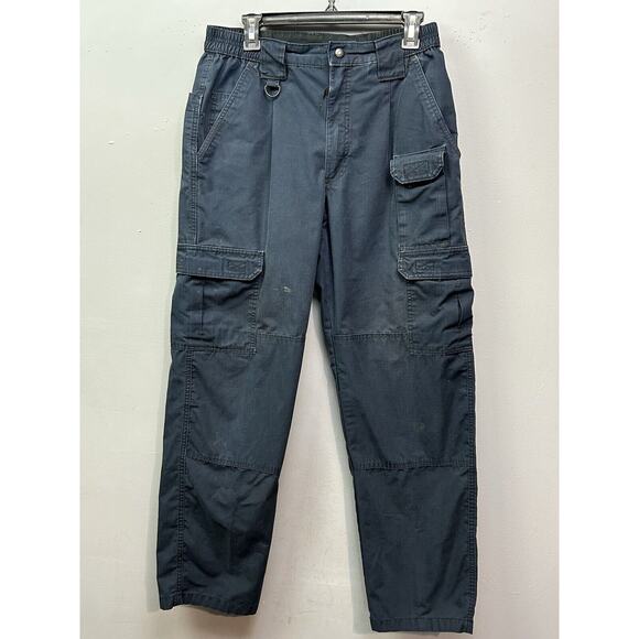 Propper Tactical‎ RipStop Cargo Pants Mens Size 30x30 Navy Blue READ - Picture 1 of 8